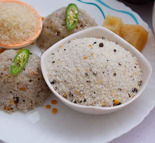Poha, Upma, Idli Dosa, Coconut Chutney, Sambhar Premix
